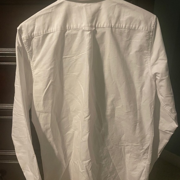 Lacost Reg fit Button down shirt in white Size Men’s Medium - Picture 3 of 9